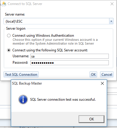Automatic Backups with SQL Backup Master