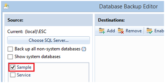 Automatic Backups with SQL Backup Master